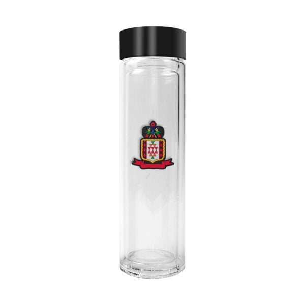 Double Wall Glass Bottles with SADU Sleeve 500ml ( “Your Brand • Your Print • Your Style.” ) All printing available