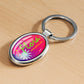 Promotional Oval Metal Keychains ( “Your Brand • Your Print • Your Style.” ) All printing available