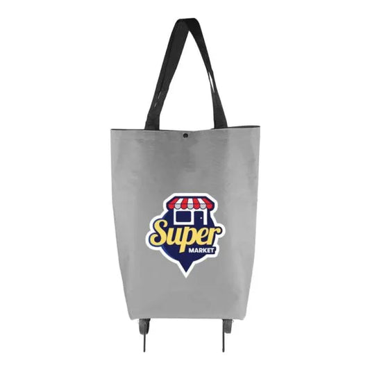 Portable Trolley Bags with Handles & Two Foldable Wheels ( “Your Brand • Your Print • Your Style.” ) All printing available