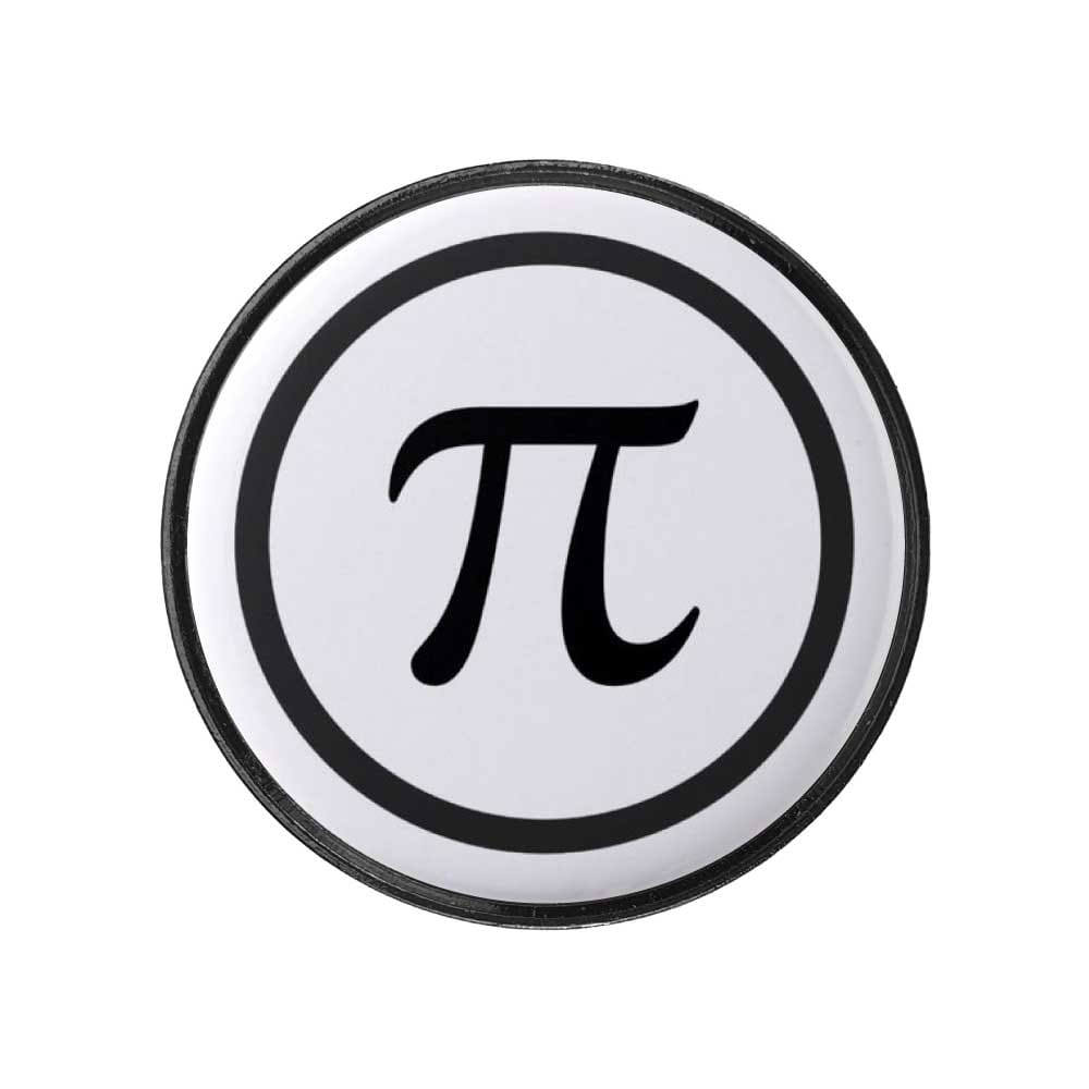 Round Black Metal Badges without Attachment ( “Your Brand • Your Print • Your Style.” ) All printing available