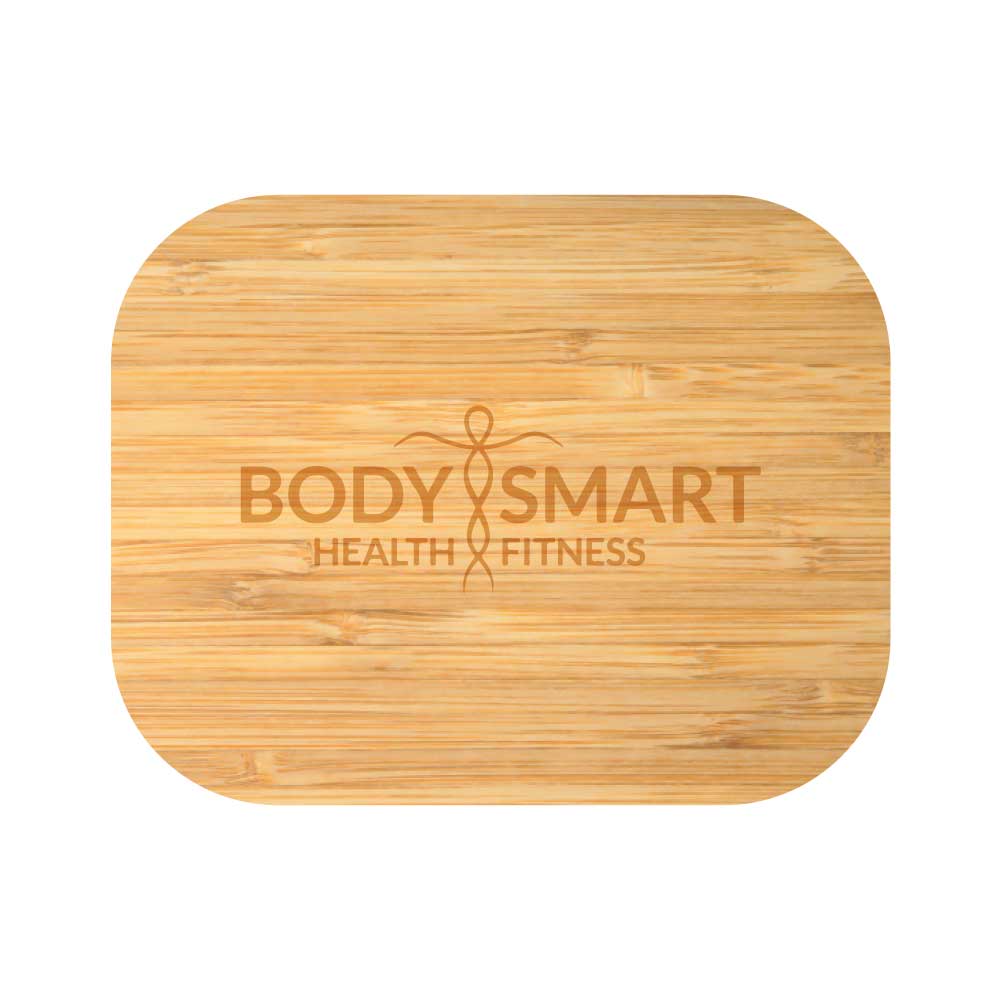 Stainless Steel Lunch Box with Bamboo Lid & Strap ( “Your Brand • Your Print • Your Style.” ) All printing available