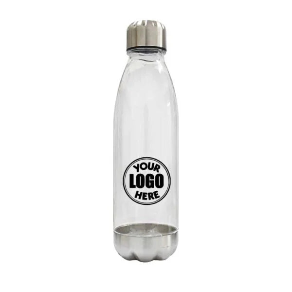 Transparent Water Bottles ( “Your Brand • Your Print • Your Style.” ) All printing available
