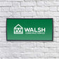 Aluminum Wall Sign Holders for Display Signage ( “Your Brand • Your Print • Your Style.” ) All printing available