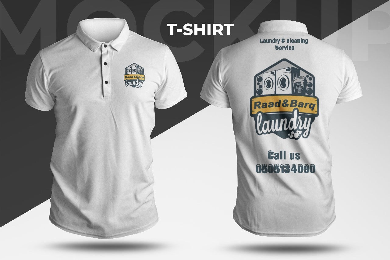 Polo T-shirt Embroidery & DTF Printing