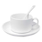 Ceramic Saucer Teacups with Spoon ( “Your Brand • Your Print • Your Style.” ) All printing available