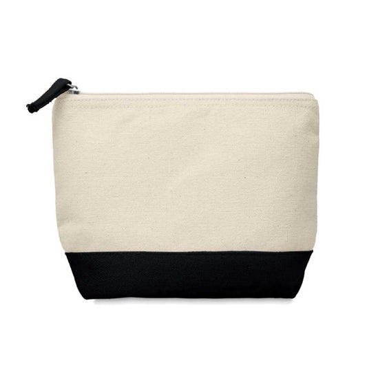 Cotton Canvas Zipper Pouch ( “Your Brand • Your Print • Your Style.” ) All printing available