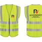 Safety Jacket With DTF / Embroidery PRINTING