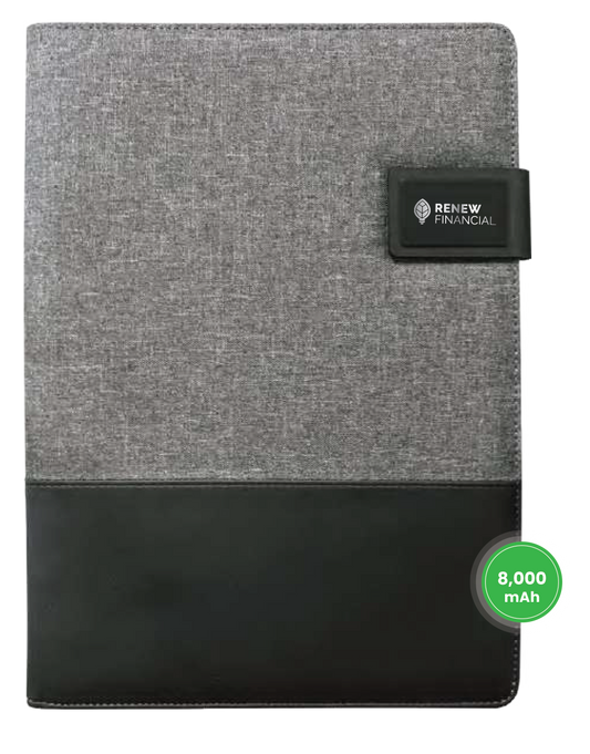DORNIEL DESIGNS PORTFOLIO FOLDERS WITH POWERBANK