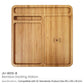 Bamboo 15W Wireless Desk Fast Charging Pad & Organizer
