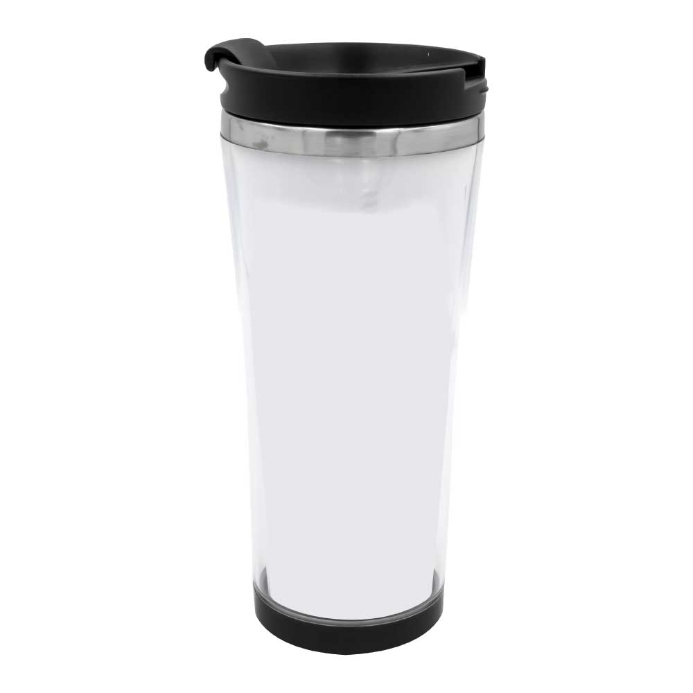 Travel Mugs in Insert Paper Design ( “Your Brand • Your Print • Your Style.” ) All printing available