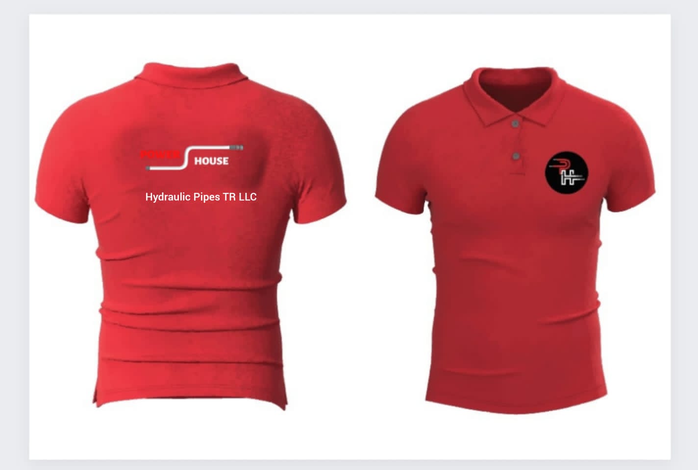 Polo T-shirt Embroidery & DTF Printing