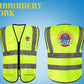 Safety Jacket With DTF / Embroidery PRINTING