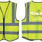 Safety Jacket With DTF / Embroidery PRINTING