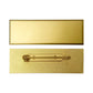 Gold Brass Name Badges with Safety Pin ( “Your Brand • Your Print • Your Style.” ) All printing available