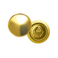 Gold Round Metal Badges with Magnet Attachment ( “Your Brand • Your Print • Your Style.” ) All printing available