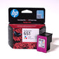 HP 651 COLOR CATRIDGE