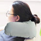Inflatable Neck Pillow with Pouch – Grey ( “Your Brand • Your Print • Your Style.” ) All printing available