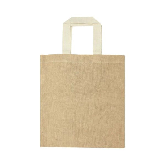 Cotton Like Jute Bags with Webbing Handle 250gsm ( “Your Brand • Your Print • Your Style.” ) All printing available