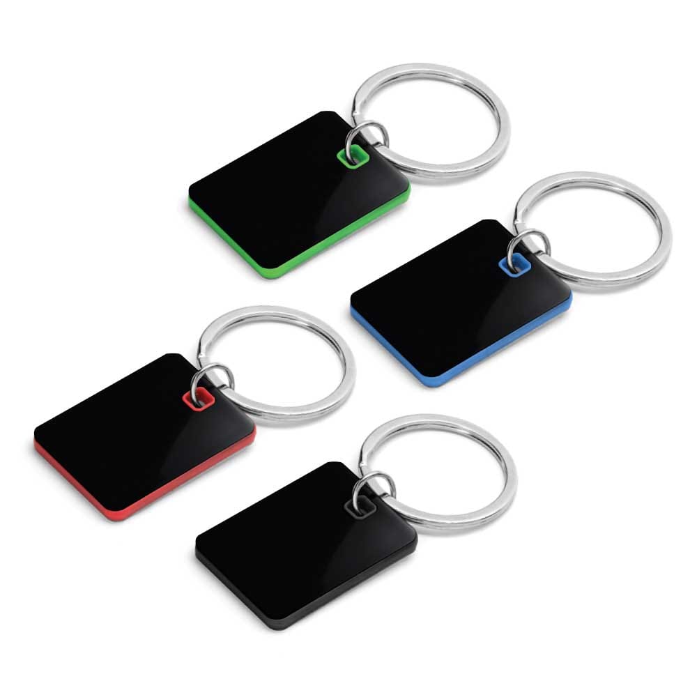 Metal Key Holders Black Gun Finish ( “Your Brand • Your Print • Your Style.” ) All printing available