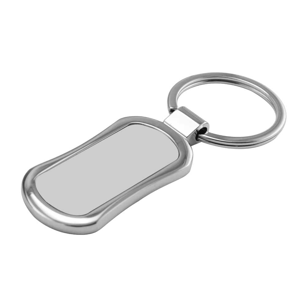 Rectangular Oval Metal Keychains ( “Your Brand • Your Print • Your Style.” ) All printing available