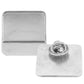 Square Metal Badges with Butterfly Clutch ( “Your Brand • Your Print • Your Style.” ) All printing available