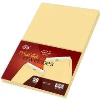 FIS MANILA ENVELOPES A5  50 PCS IN A PACKET 80 GSM