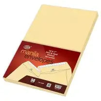 FIS MANILA ENVELOPES A4  50 PCS IN A PACKET 80 GSM