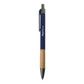 Push Button Ballpoint Pens with Bamboo Grip ( “Your Brand • Your Print • Your Style.” ) All printing available