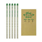 Plantable A Pencils Set Seeds Tomato Coriander Chili Mustard Fenugreek ( “Your Brand • Your Print • Your Style.” ) All printing available