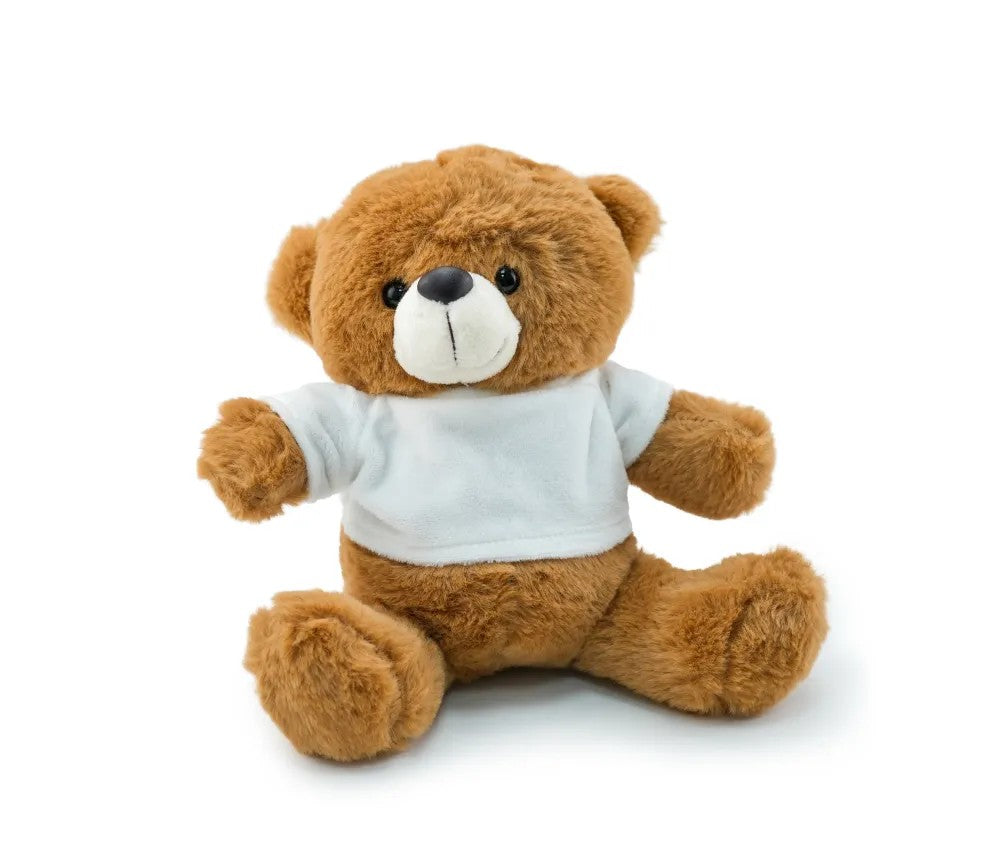 Promotional Teddy Bear Toys with Printable White Tshirt ( “Your Brand • Your Print • Your Style.” ) All printing available