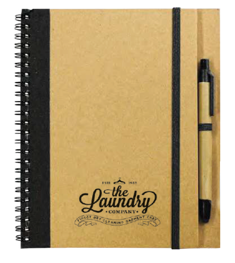 RECYCLED NOTEBOOK WITH STYLUS PEN