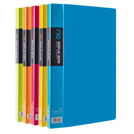 DELI DISPLAY BOOK 40 POCKETS A4