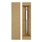 Recycled Stainless Steel Metal Pens, Push Button, Blue Ink ( “Your Brand • Your Print • Your Style.” ) All printing available