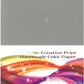 CREATIVE PRINT HANDMADE COLOR PAPER A4 SIZE SHINING PAPER 50 PCS 250 GSM