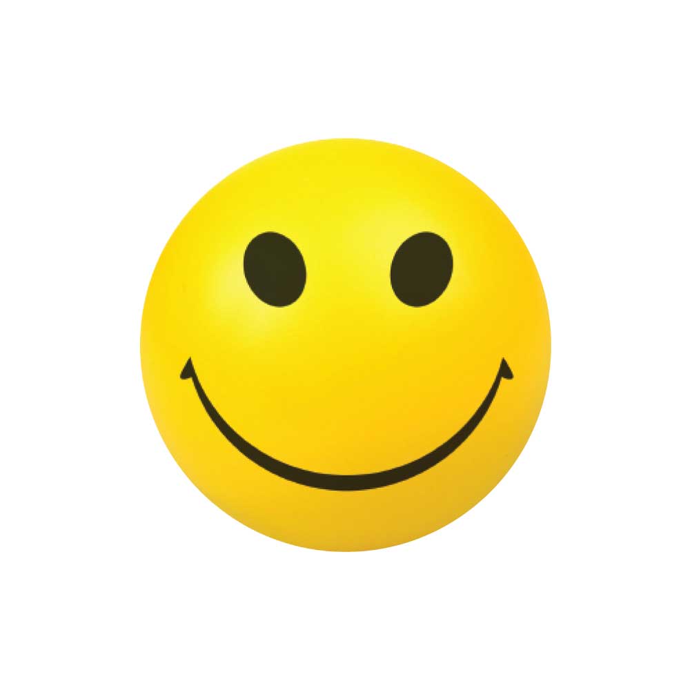 Smiley Face Anti Stress Balls ( “Your Brand • Your Print • Your Style.” ) All printing available