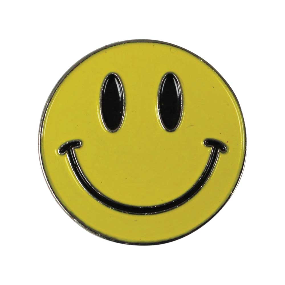 Smiley Metal Badges( “Your Brand • Your Print • Your Style.” ) All printing available