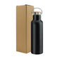 Stainless Steel Bamboo Flask ( “Your Brand • Your Print • Your Style.” ) All printing available