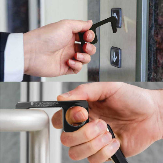 Touch Free Key ( “Your Brand • Your Print • Your Style.” ) All printing available