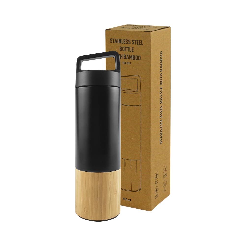 Travel Bottles with Bamboo ( “Your Brand • Your Print • Your Style.” ) All printing available
