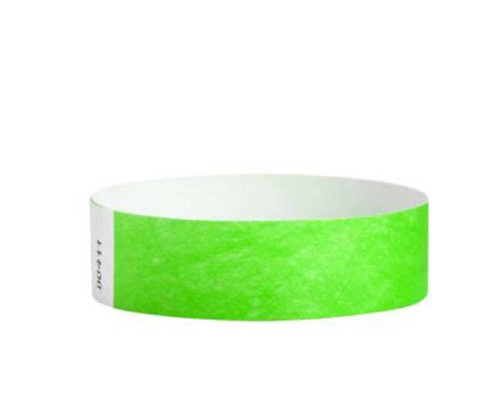 Tyvek Wristbands Waterproof, Adjustable, Adhesive ( “Your Brand • Your Print • Your Style.” ) All printing available
