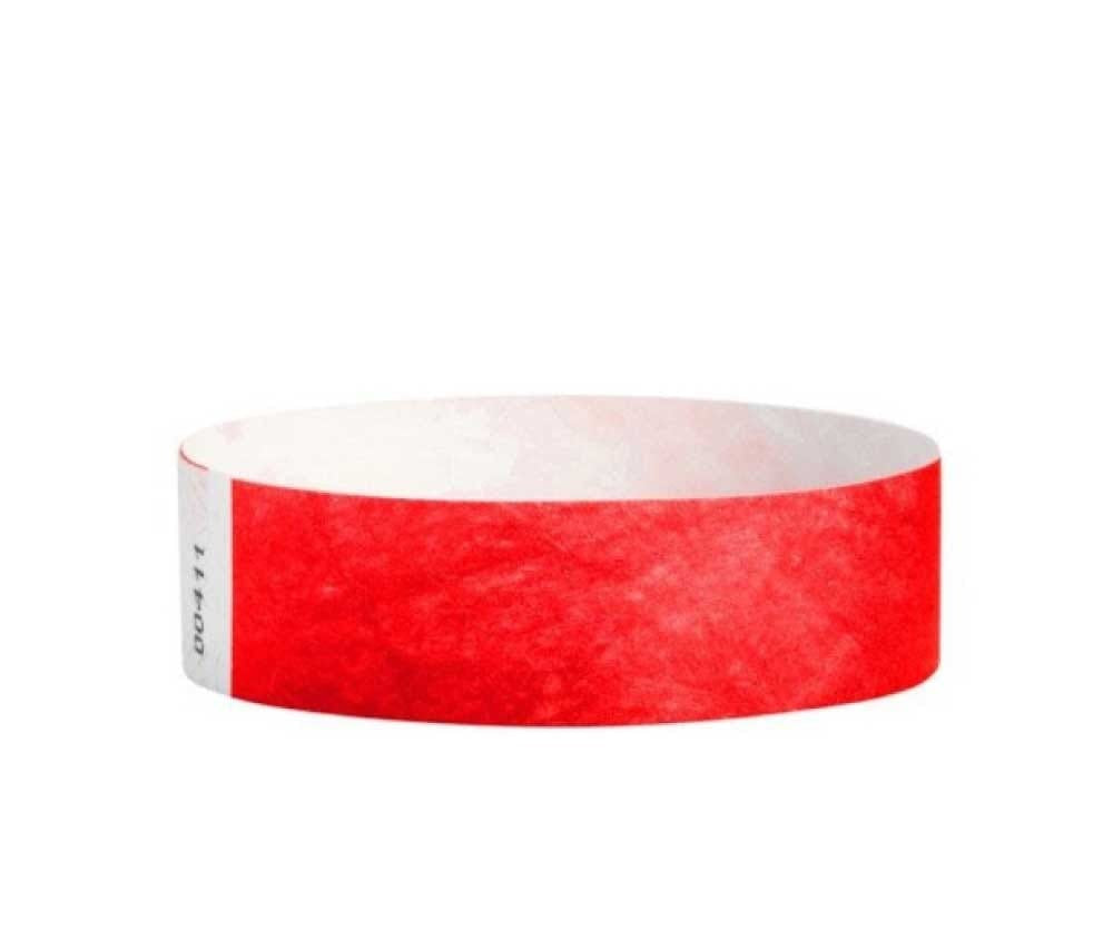 Tyvek Wristbands Waterproof, Adjustable, Adhesive ( “Your Brand • Your Print • Your Style.” ) All printing available