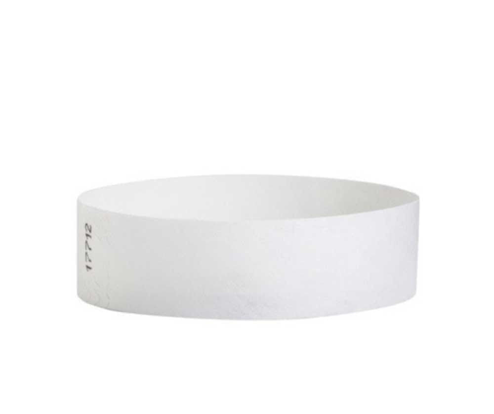 Tyvek Wristbands Waterproof, Adjustable, Adhesive ( “Your Brand • Your Print • Your Style.” ) All printing available