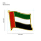 UAE Flag Design Badges with Magnet Attachment ( “Your Brand • Your Print • Your Style.” ) All printing available