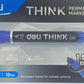 Deli Permanent Marker U101 Black Chisel Tip (12 pcs)