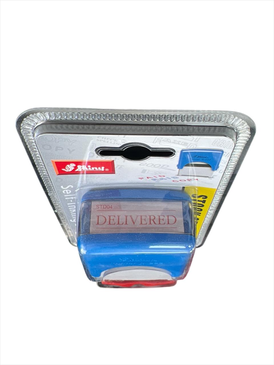SHINY SELF INKING STAMP DELIVERED  stp 16
