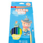 DELI COLORED PENCIL C00600 12 COLORS