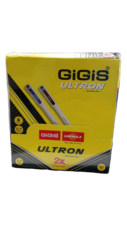 GIGIS ULTROW 0.7MM 50 PC BOX BLUE INK