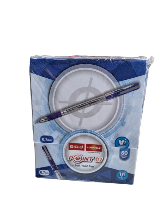 GIGIS UNIMAX POINT 0.7 50PC BALL POINT PEN