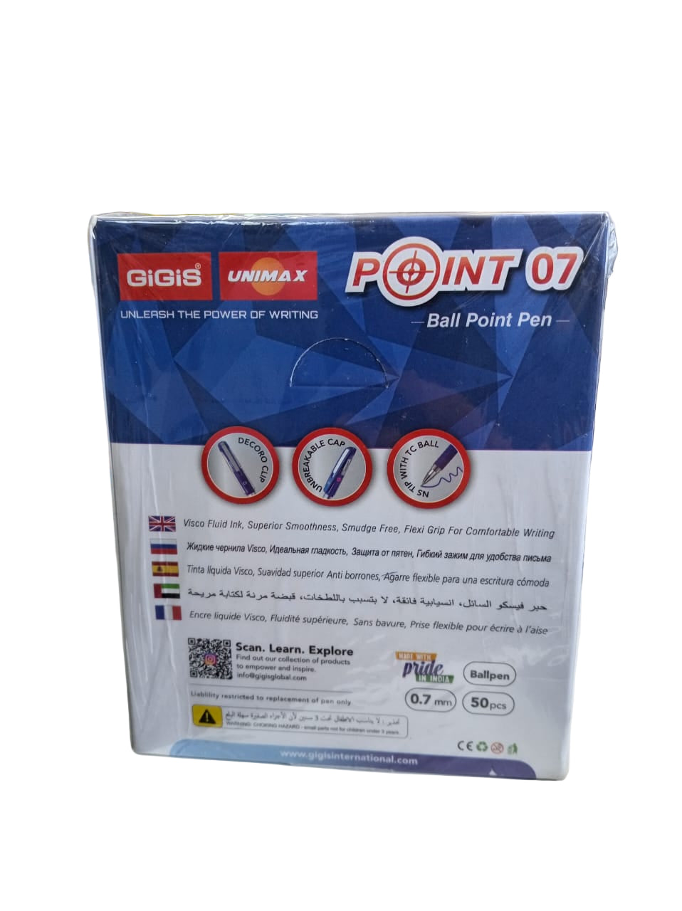 GIGIS UNIMAX POINT 0.7 50PC BALL POINT PEN