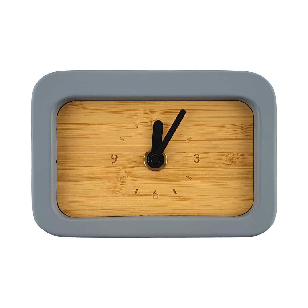 Eco-Friendly Wireless Charger with Clock 5W Output ( “Your Brand • Your Print • Your Style.” ) All printing available